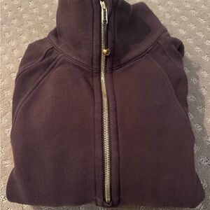 Lulu Scuba Oversized Funnel-Neck Half Zip